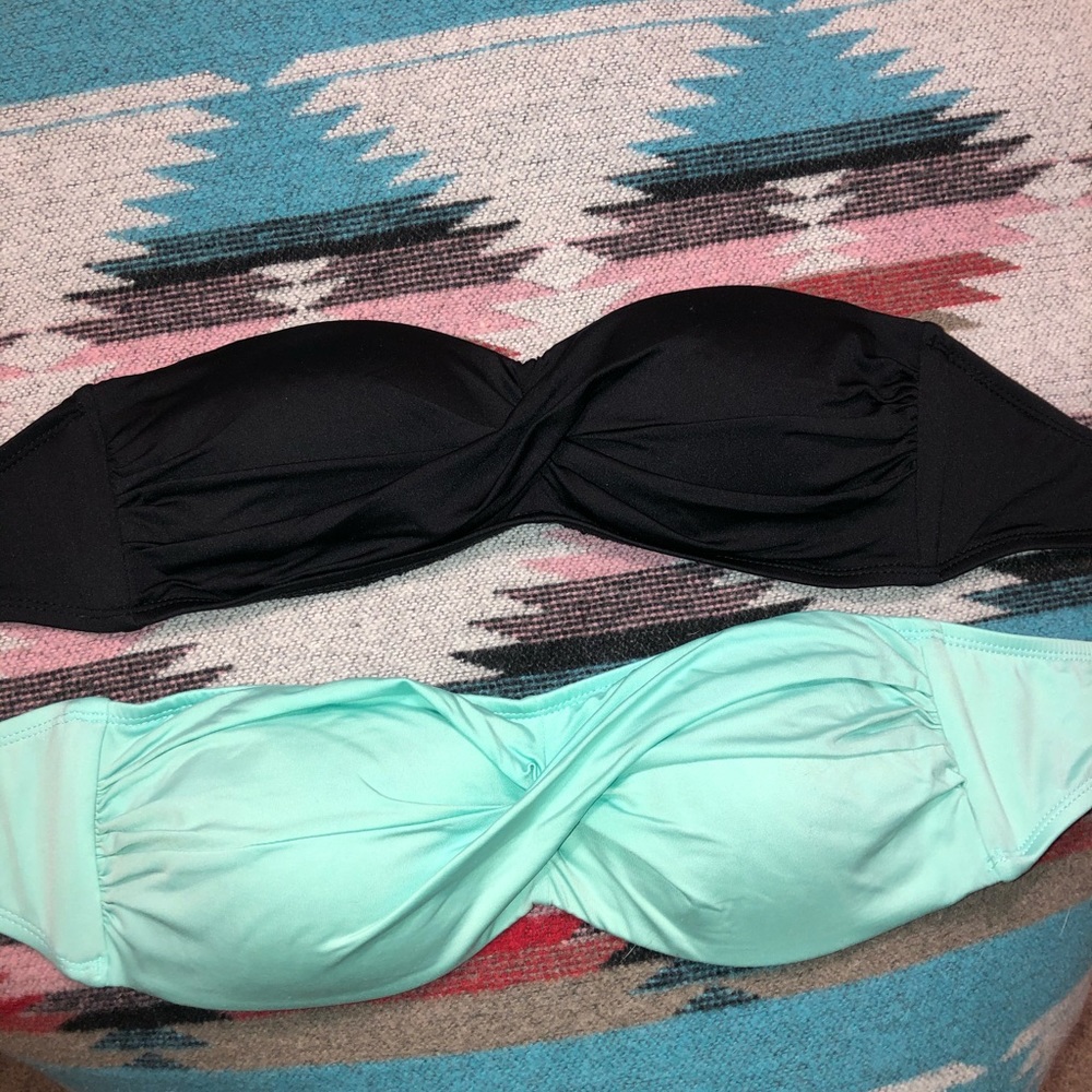 Buy one or the other! Strapless bathing suit top